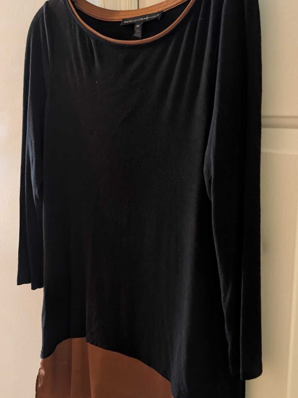 White House Black Market Layered Hem Tunic Top – Size XS